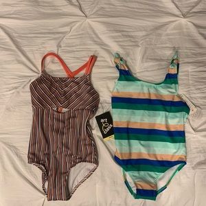 Two girls bathing suits
